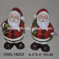 2016 new christmas decoration ceramic santa claus figurine